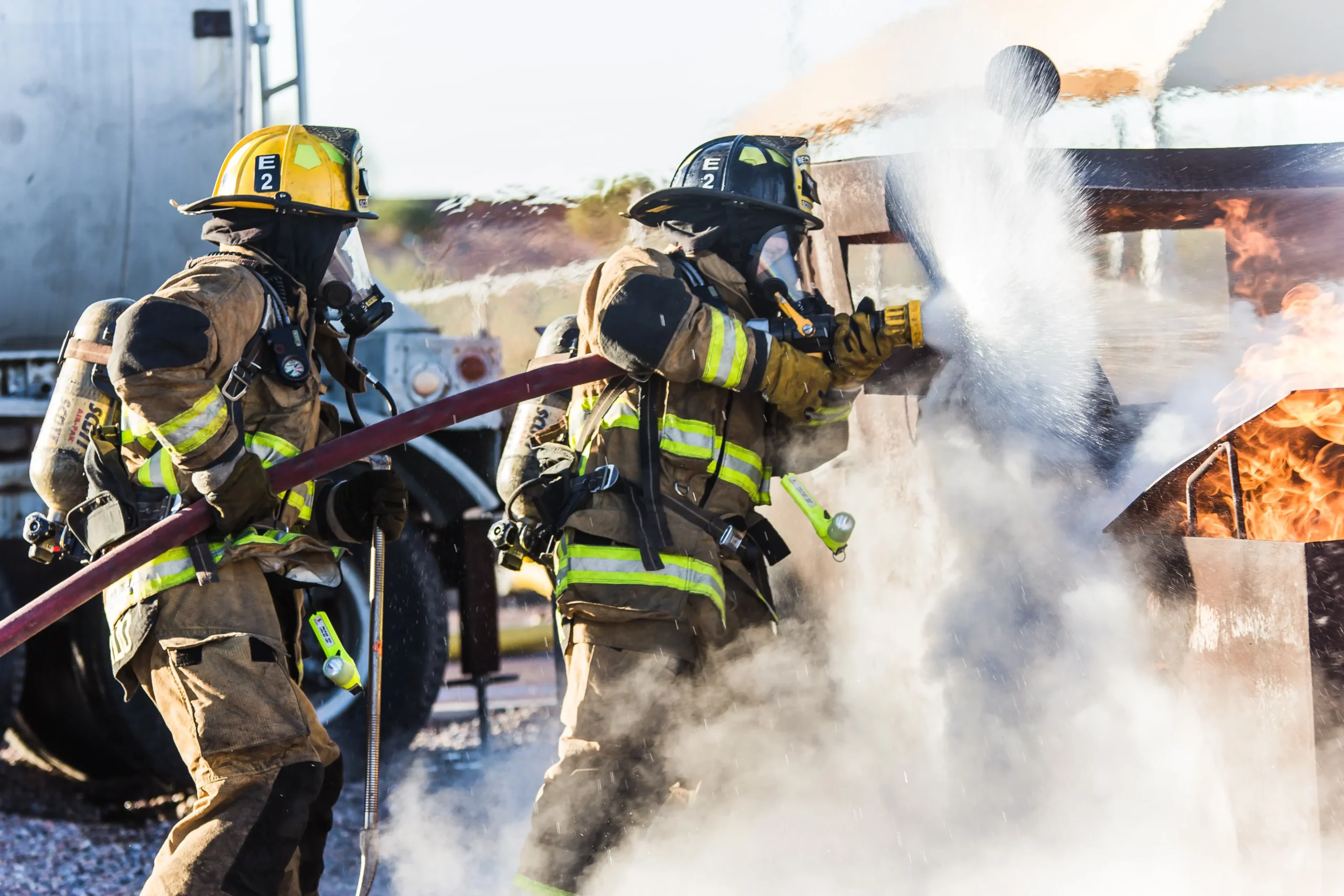 Firefighters battling blame