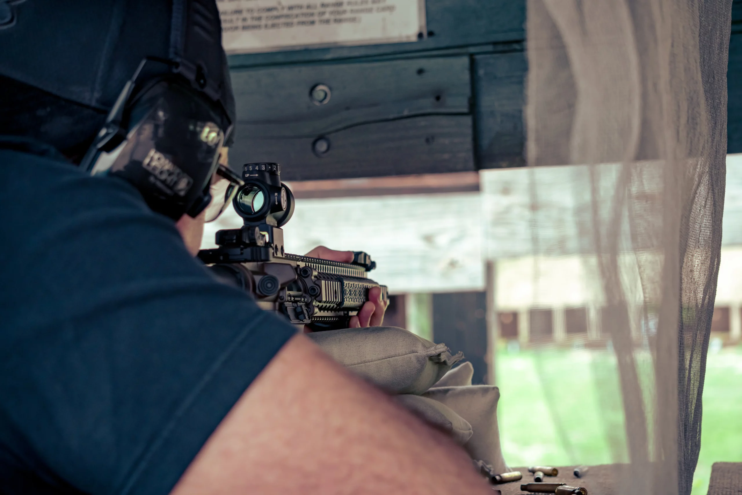 Ear protection for gun range